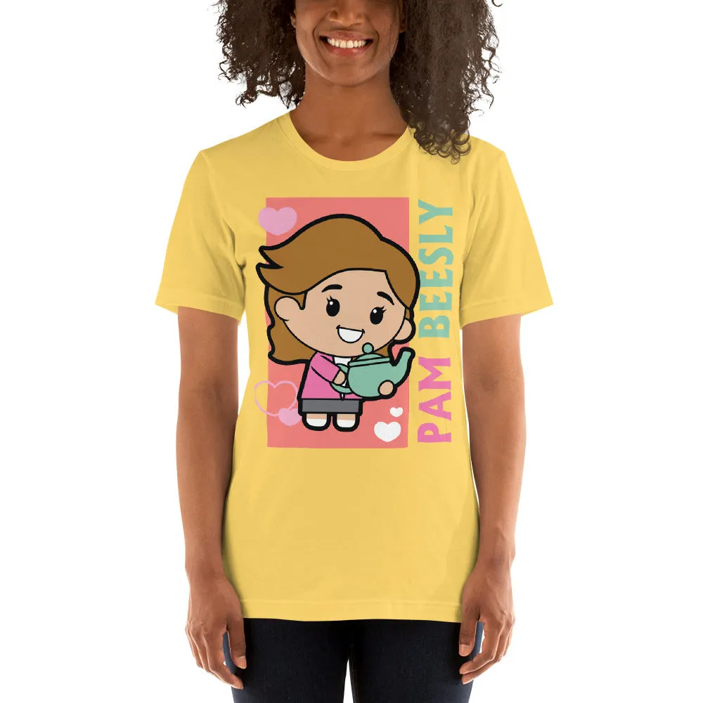 Cartoon Pam Beesly - Women's T-Shirt