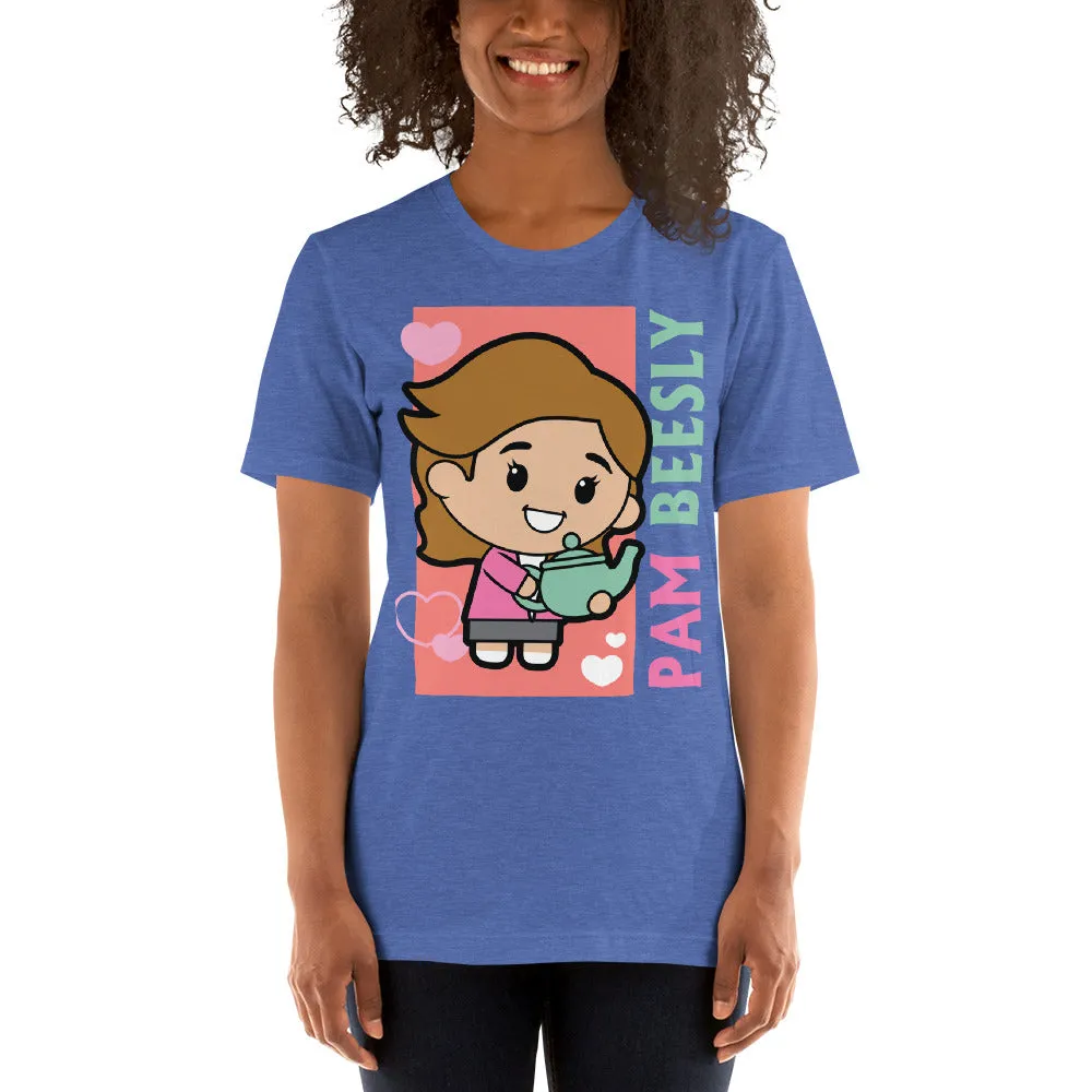 Cartoon Pam Beesly - Women's T-Shirt