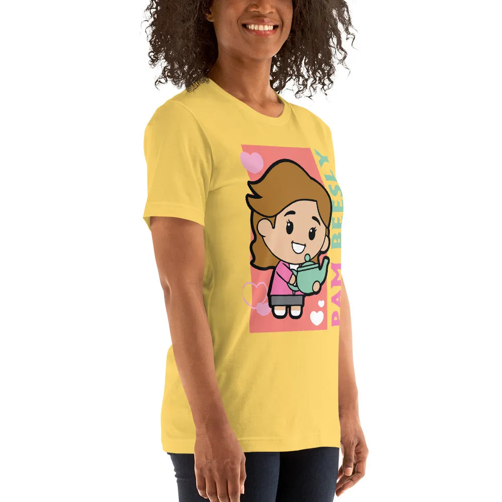 Cartoon Pam Beesly - Women's T-Shirt