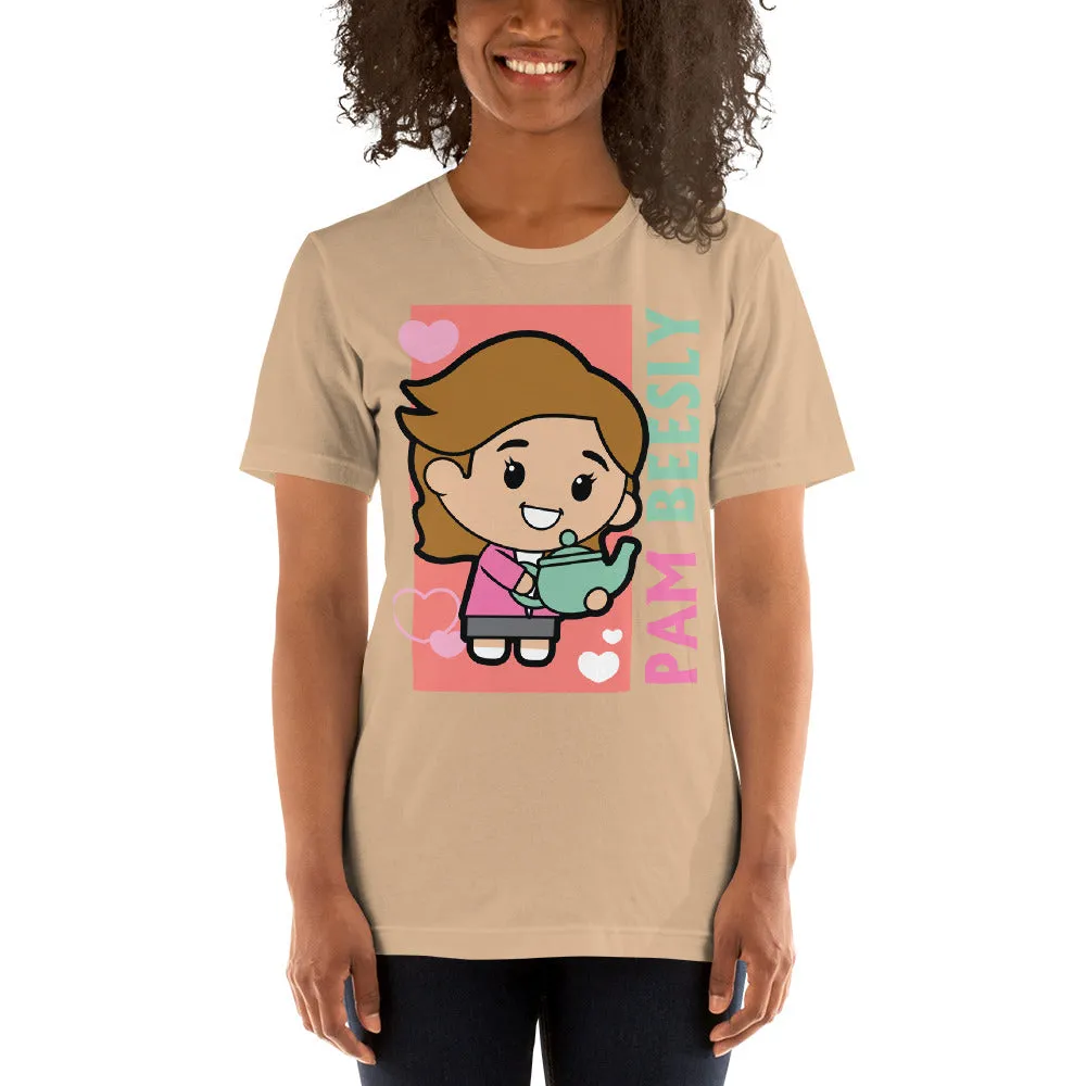 Cartoon Pam Beesly - Women's T-Shirt