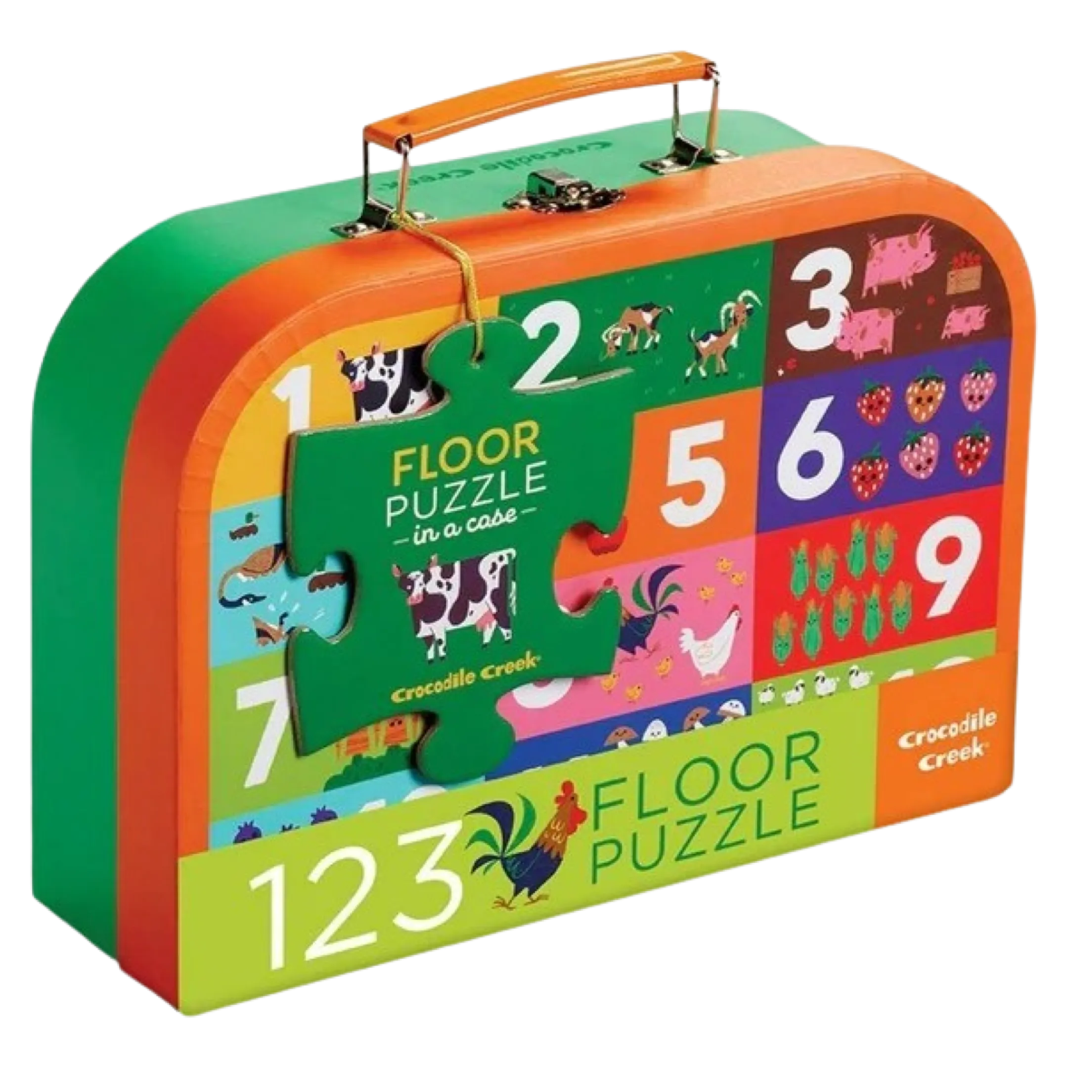 CC Case Floor Puzzle -  Barnyard 123