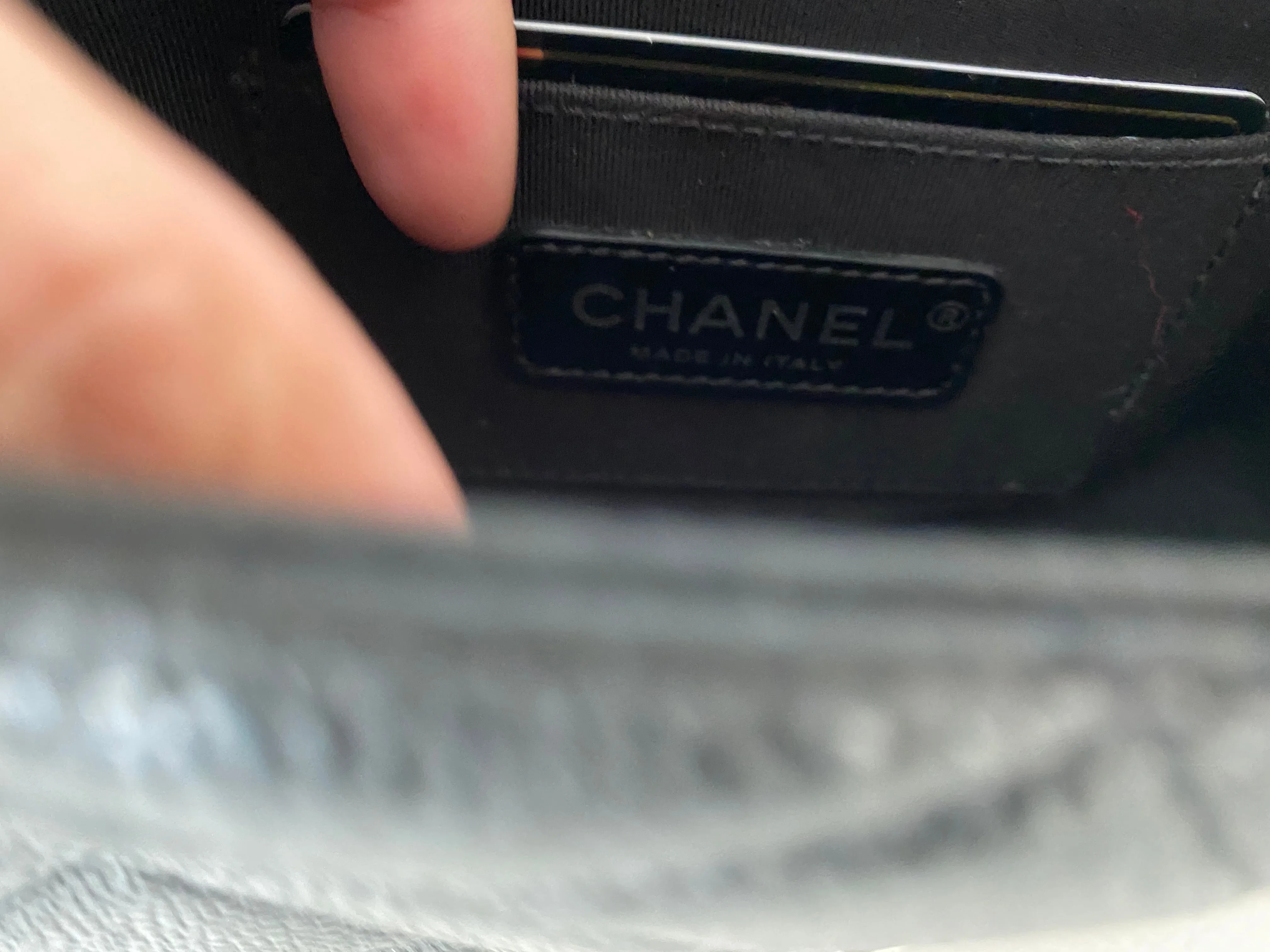 Chanel incognito so black square flap bag