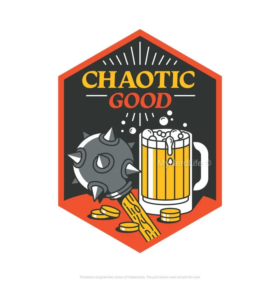 Chaotic Good - Enamel Pin