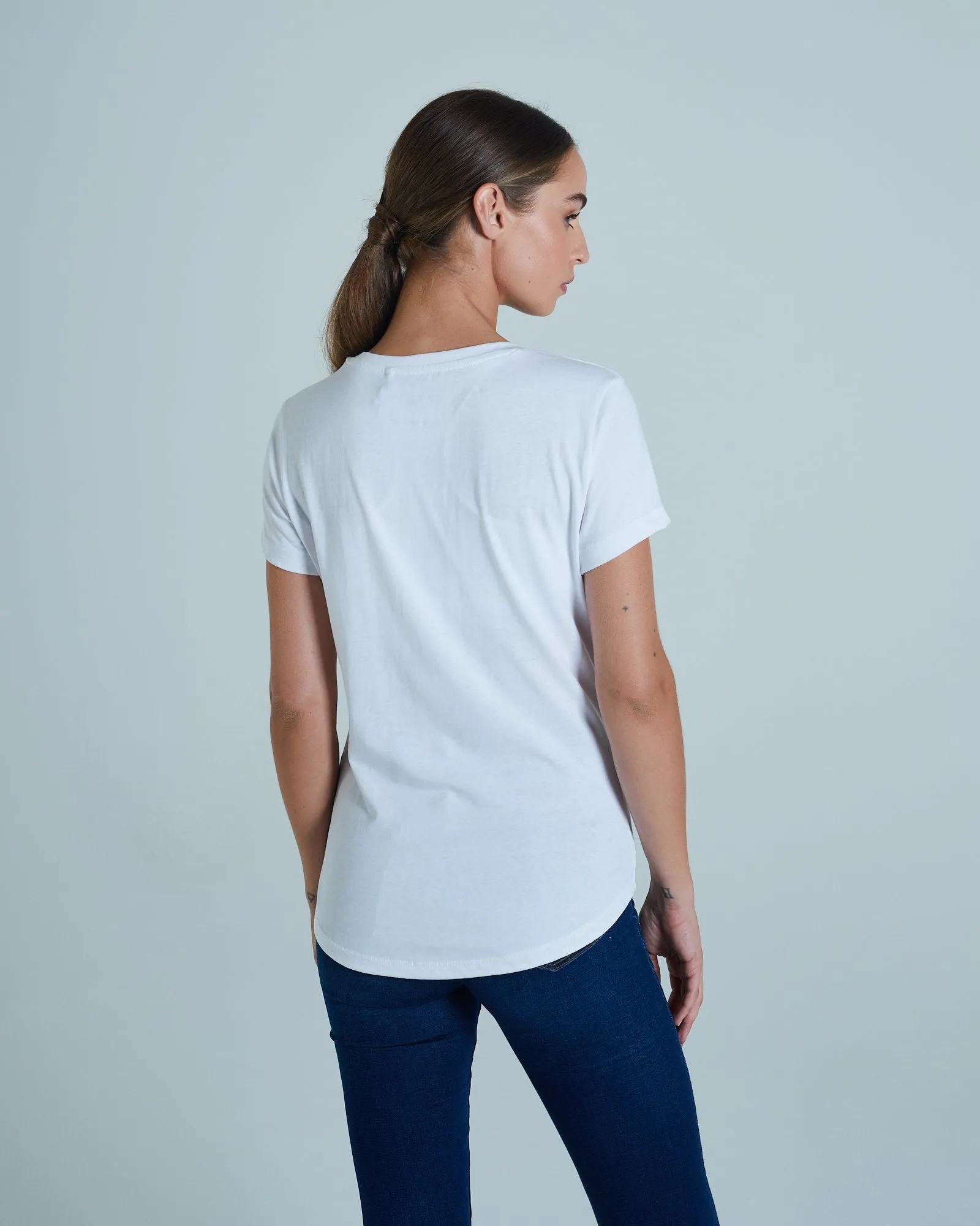 Cloda Basic Tee Optic White