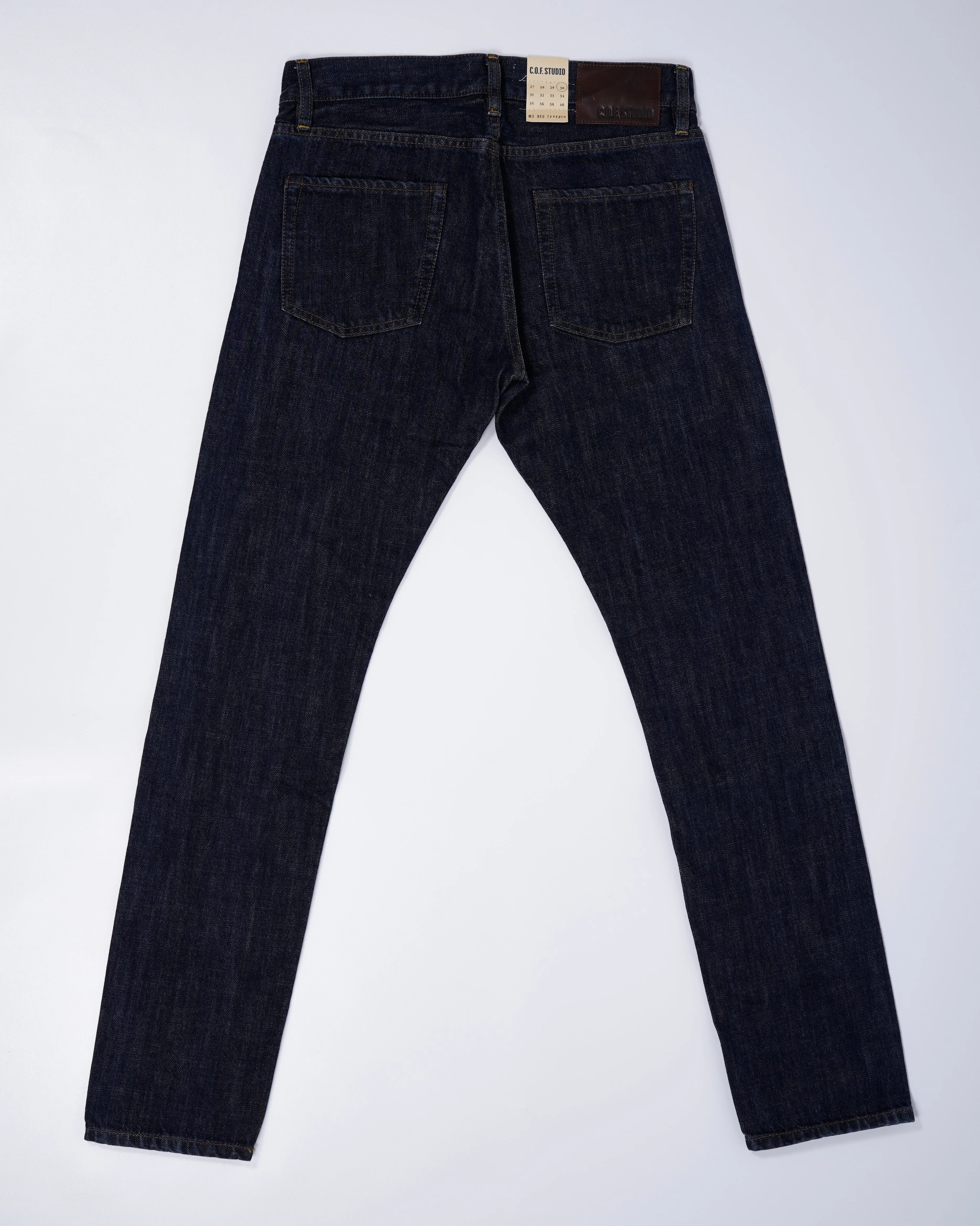 C.O.F. Studio Indigo Selvedge Jeans - Rinsed