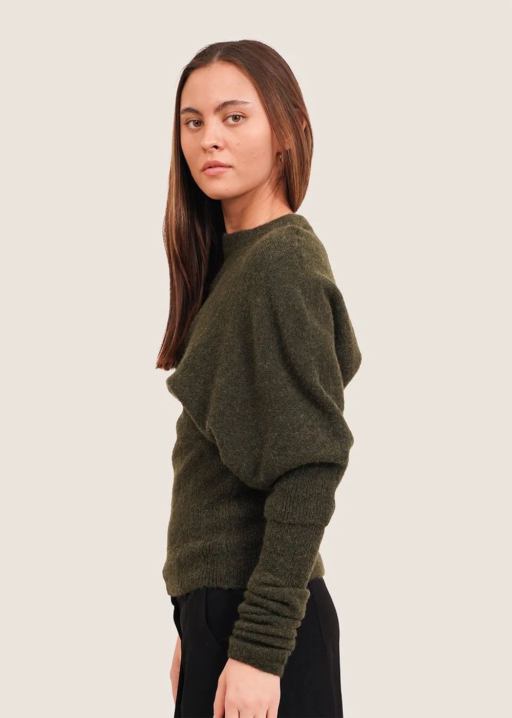 Dark Khaki Carlita Sweater