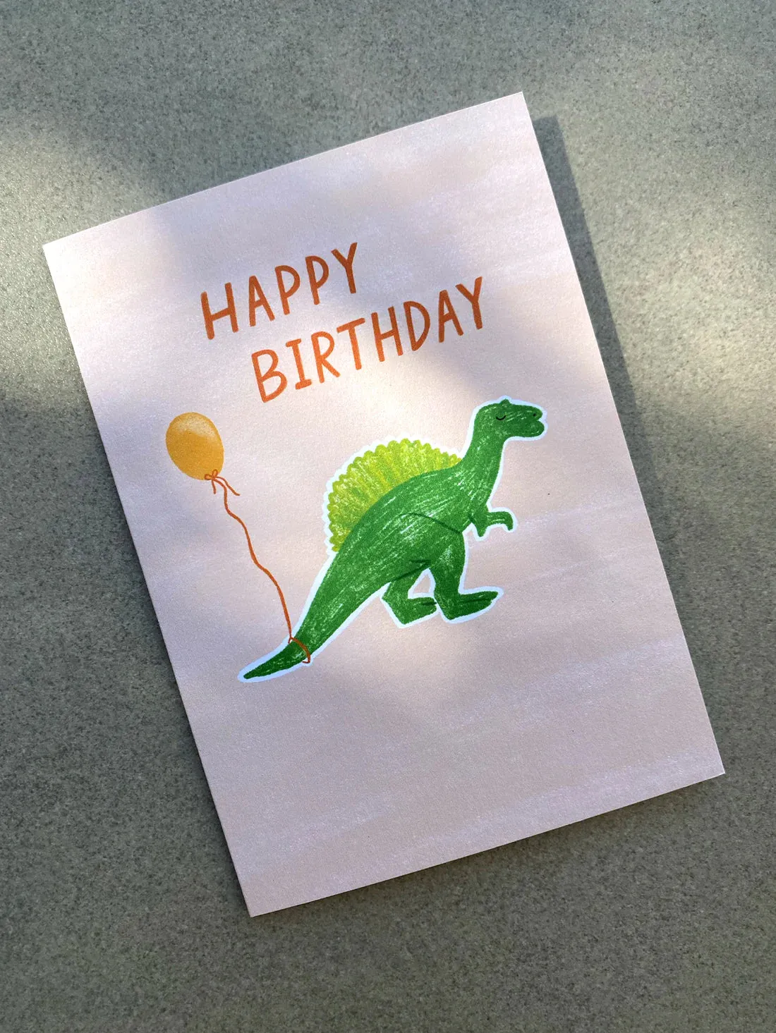 Dinosaur Card