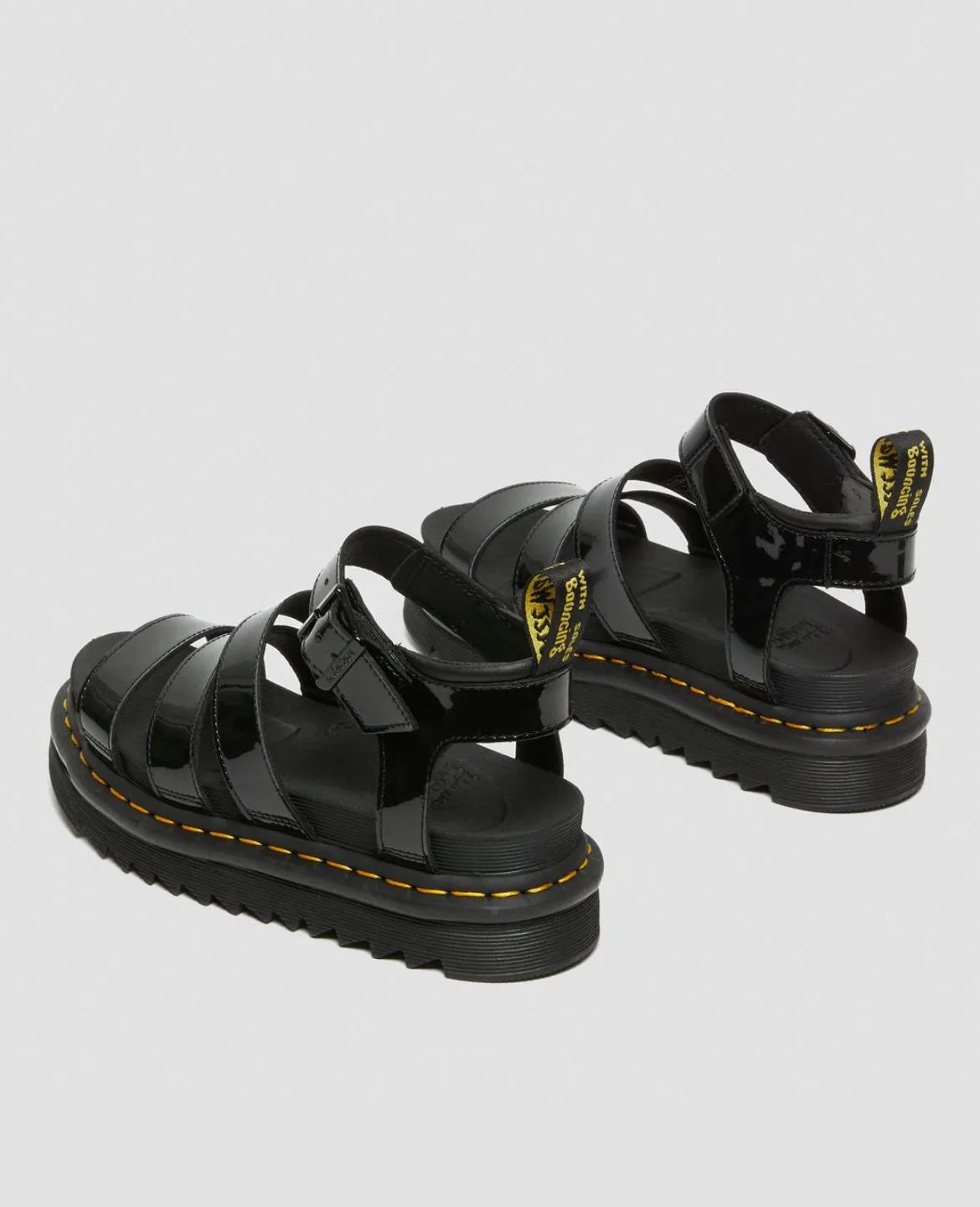 Dr.Martens Sandalen Blaire Black Patent Lamper 24192001