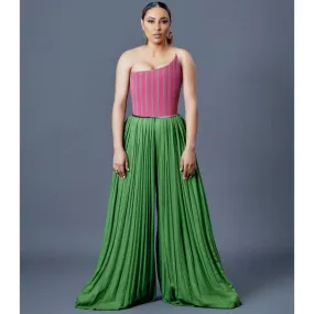 Duaba Serwa Kaori Corset with Palazzo Pants