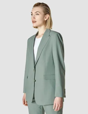 Essential Blazer Calm Green Melange