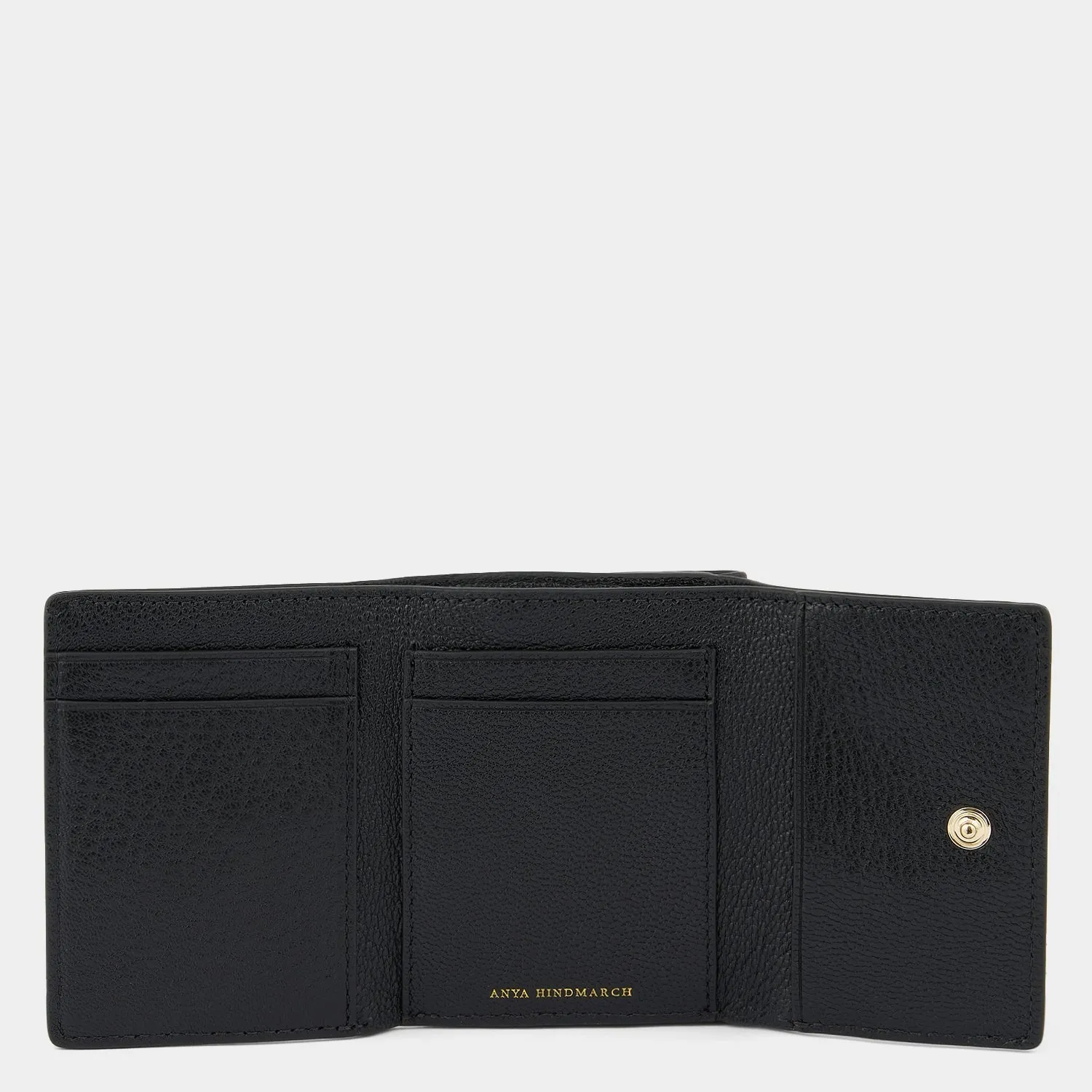 Eyes Mini Trifold Zip Wallet