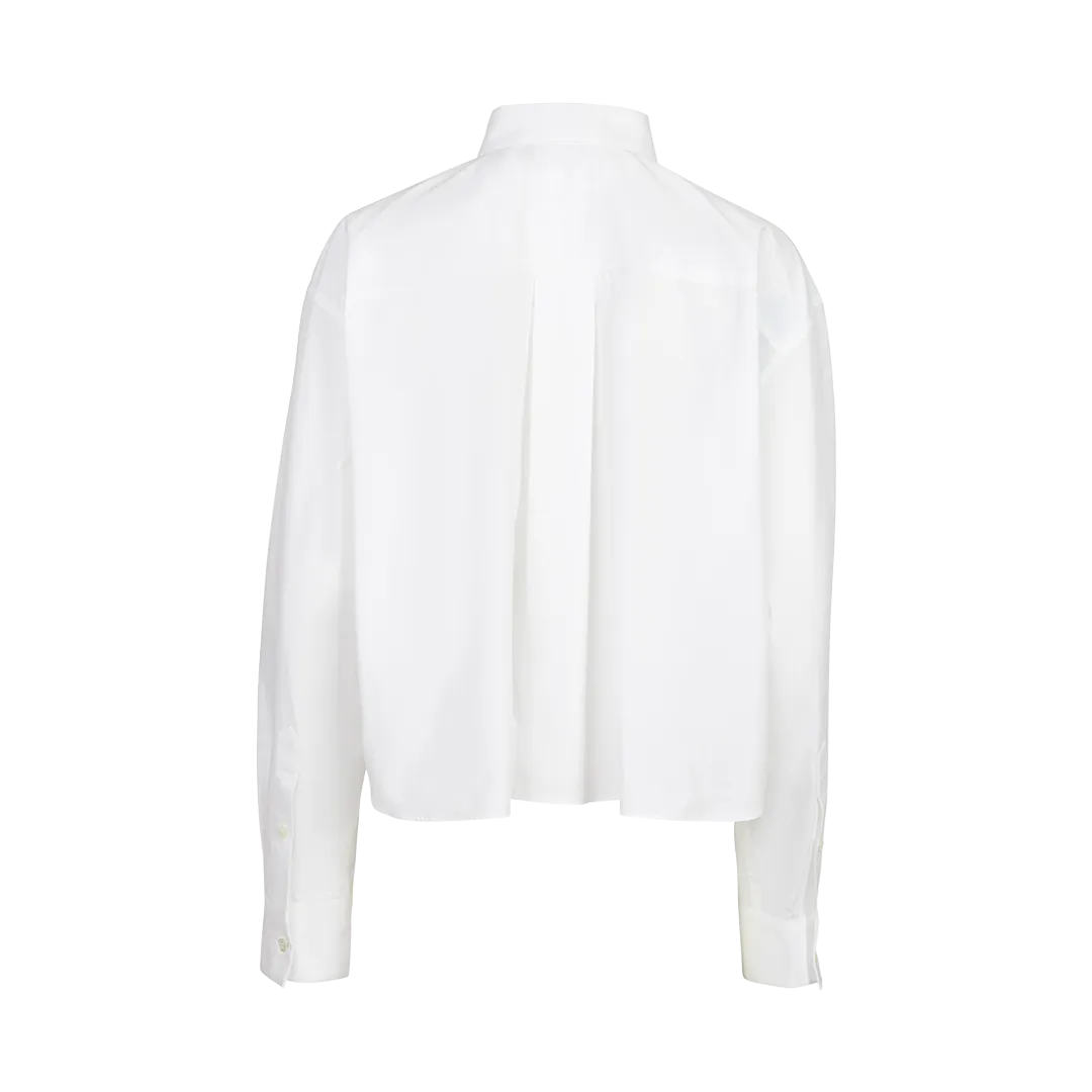 Felt-Trimmed Melton Shirt