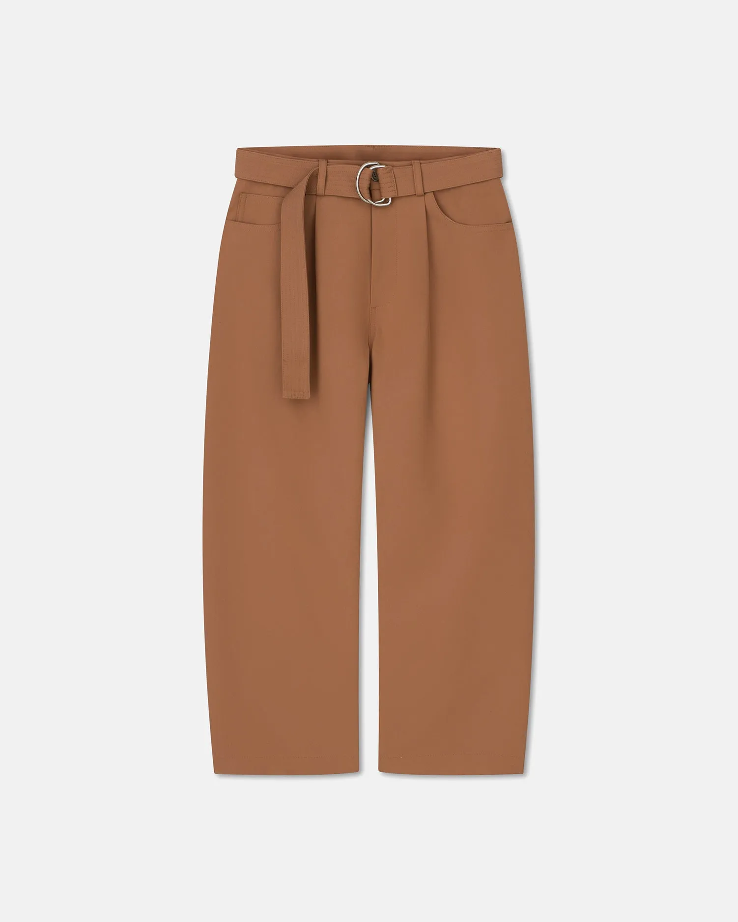 Ferre - Sale Structured Twill Pants - Rust Twill