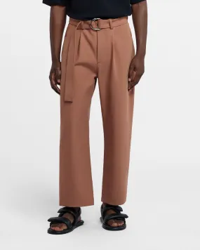 Ferre - Sale Structured Twill Pants - Rust Twill