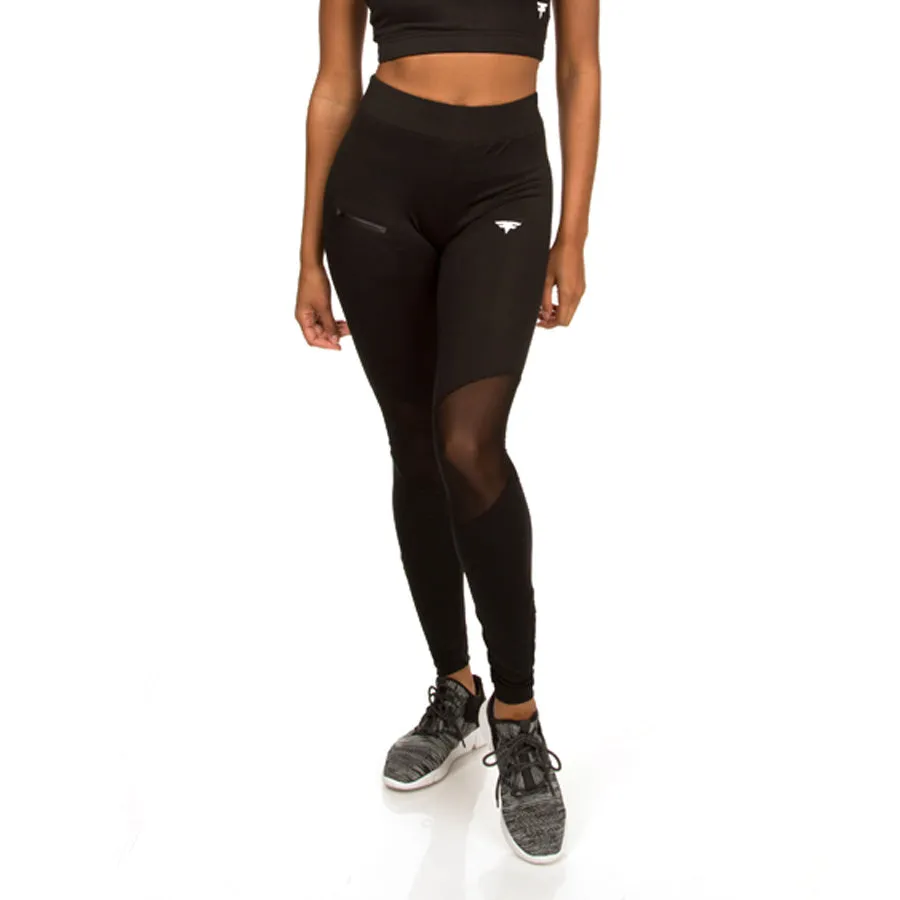 FitFam First Edition Tech-Dry Women's Black Leggings