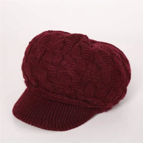 Fleece Warm Wool Beret 75851326C