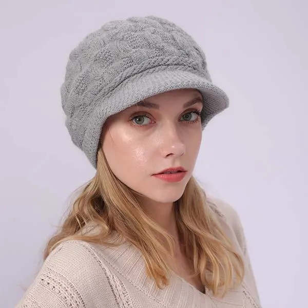 Fleece Warm Wool Beret 75851326C