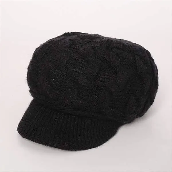 Fleece Warm Wool Beret 75851326C