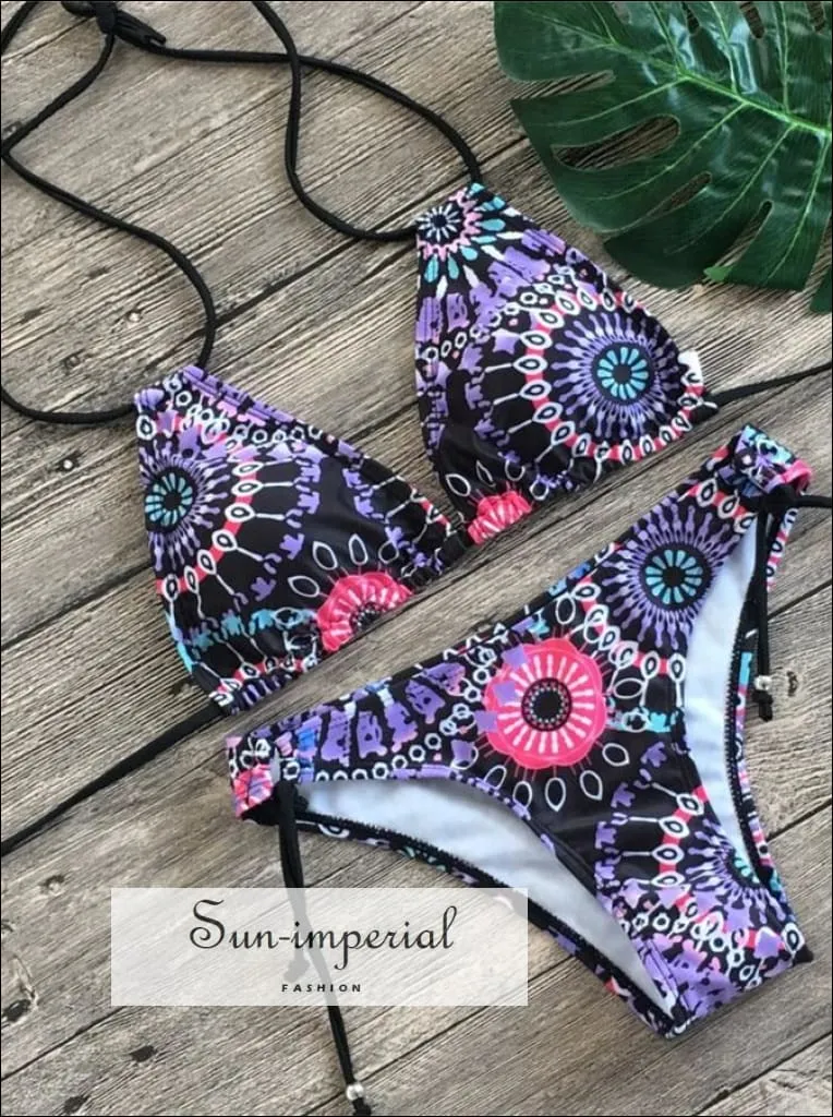 Floral Print Bikinis new Swimwear Women Swimsuit Beach Brazilian Bikini Set