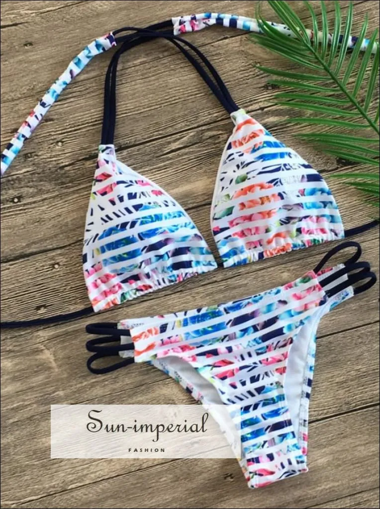 Floral Print Bikinis new Swimwear Women Swimsuit Beach Brazilian Bikini Set