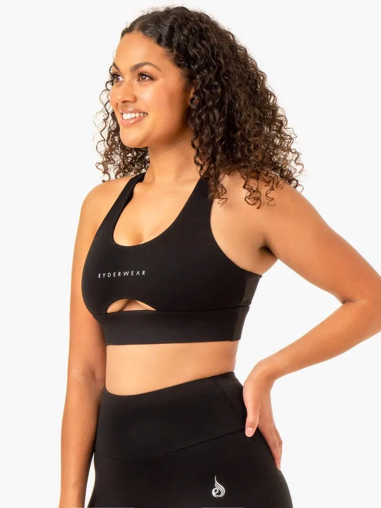 FOCUS CONTOUR SPORTS BRA - BLACK