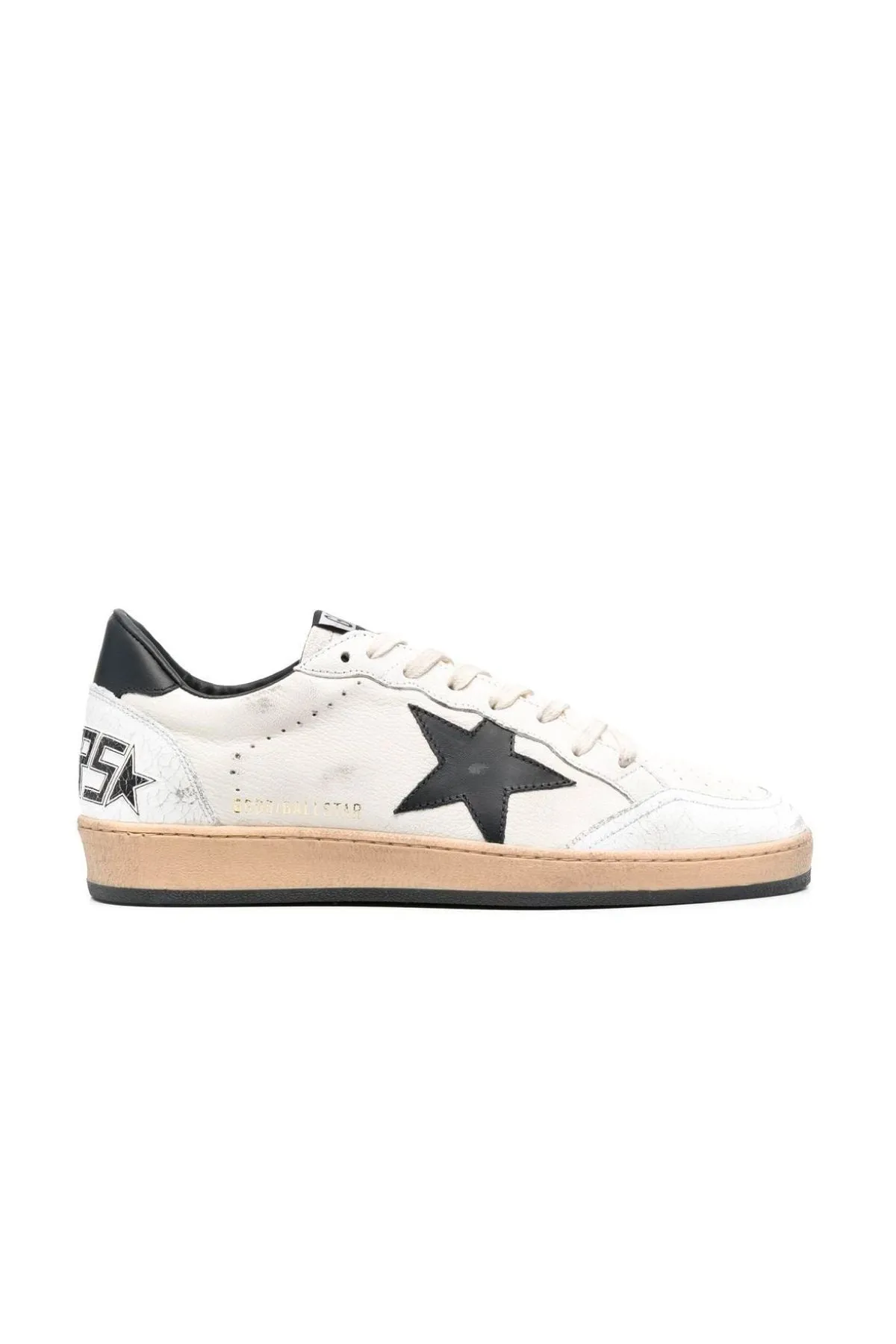 Golden Goose Ball Star Sneaker - White/ Black