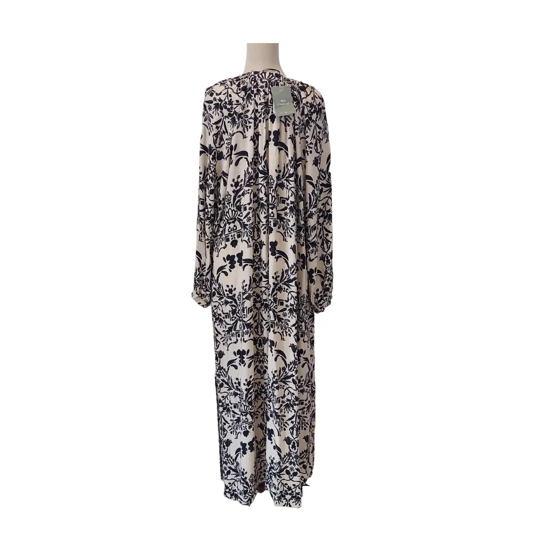 H&M Black & White Floral Printed Maxi Dress | Brand new |