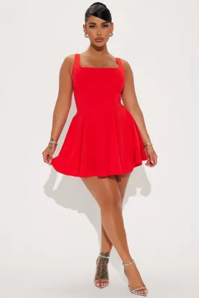 Hila Mini Dress - Red