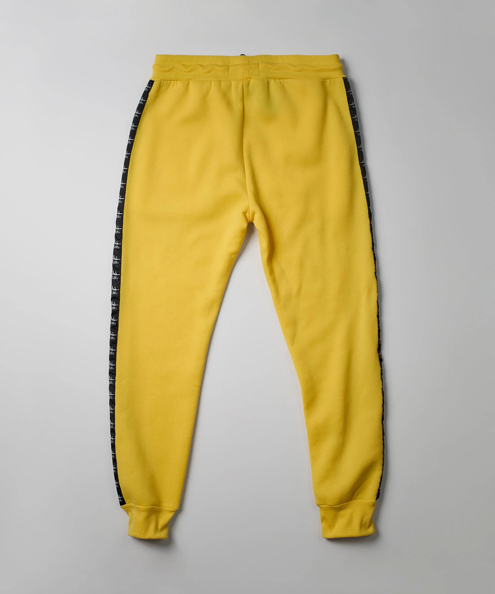 Hustler Logo Tape Joggers - Yellow