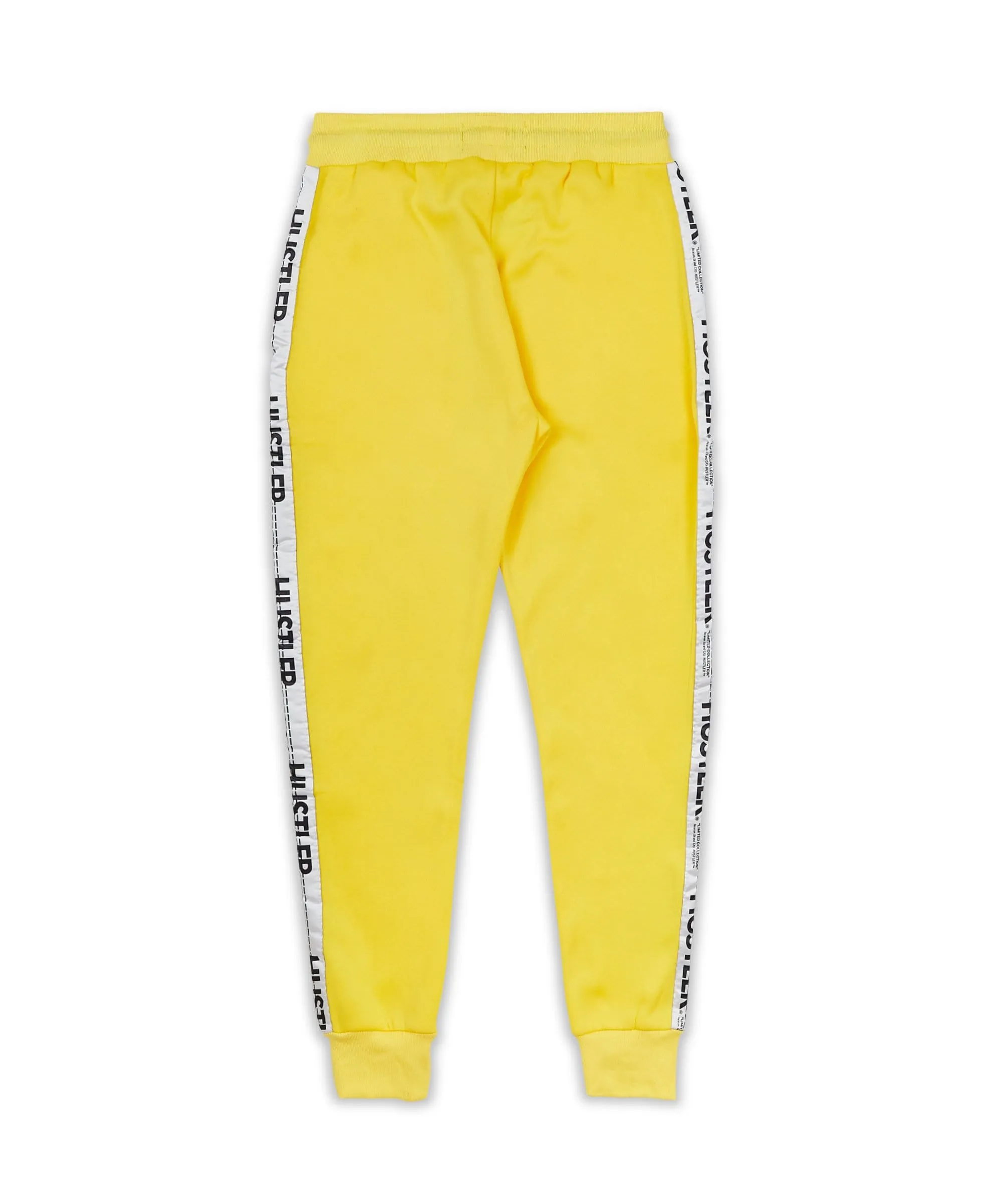 Hustler Logo Tape Joggers - Yellow