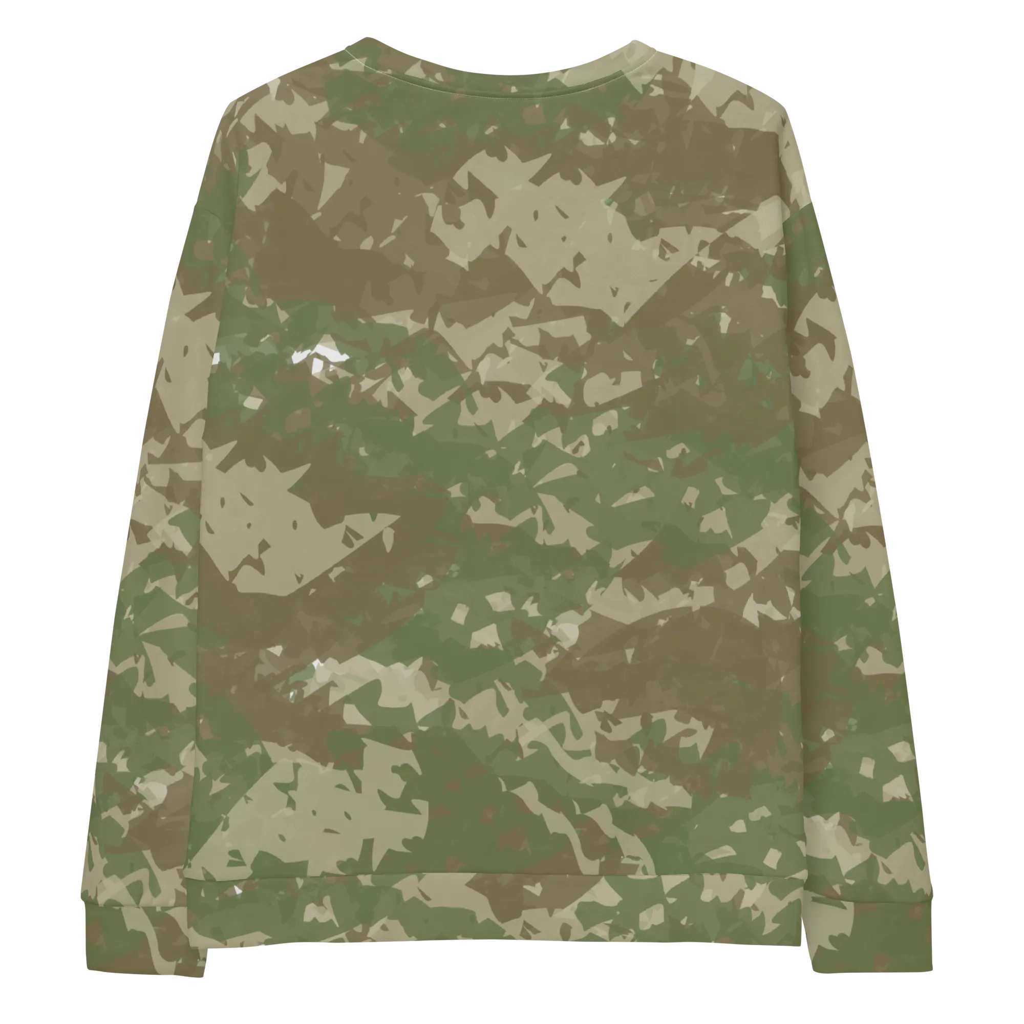 I Love You Greece Camo Unisex Sweatshirt