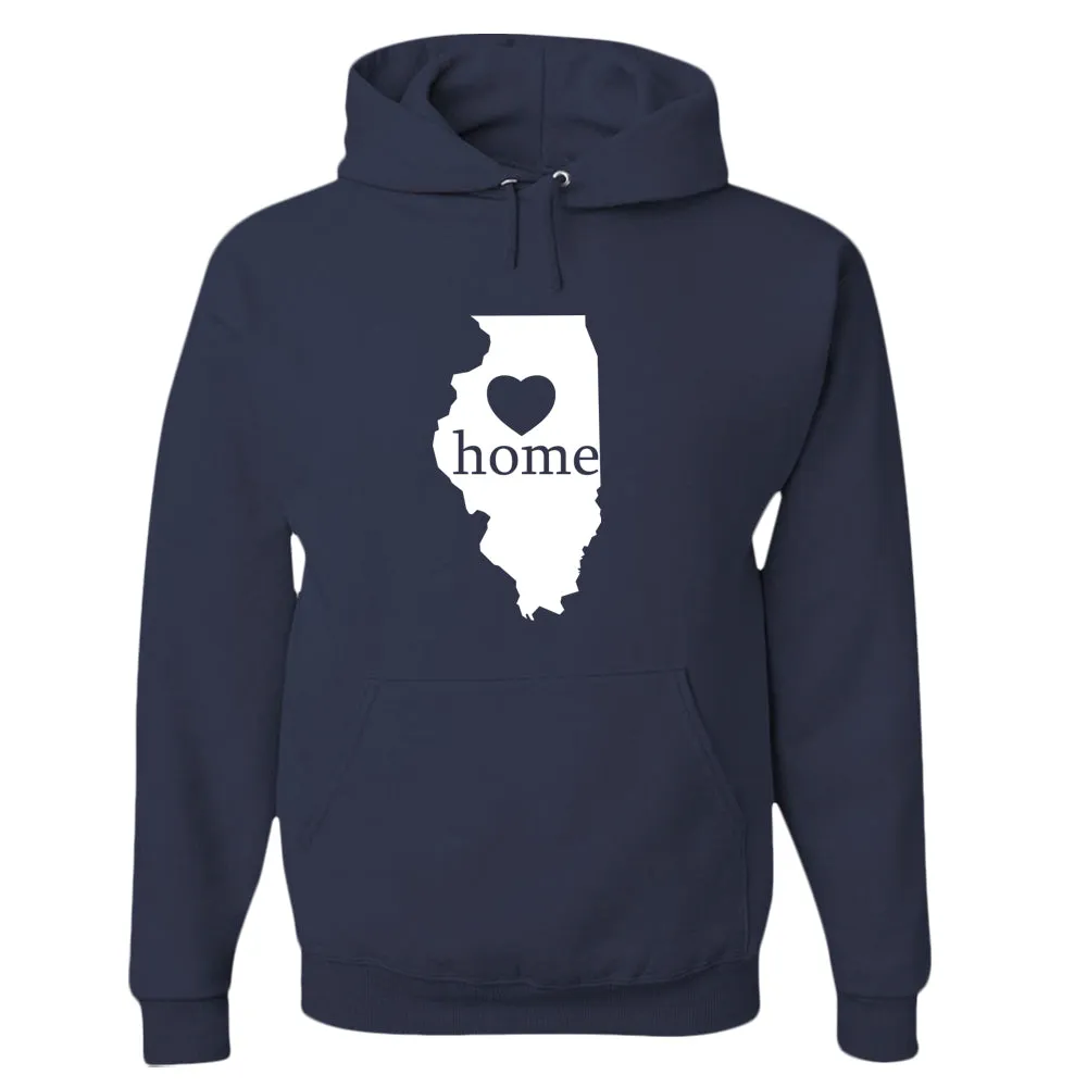 Illinois Home State Pride Hoodie