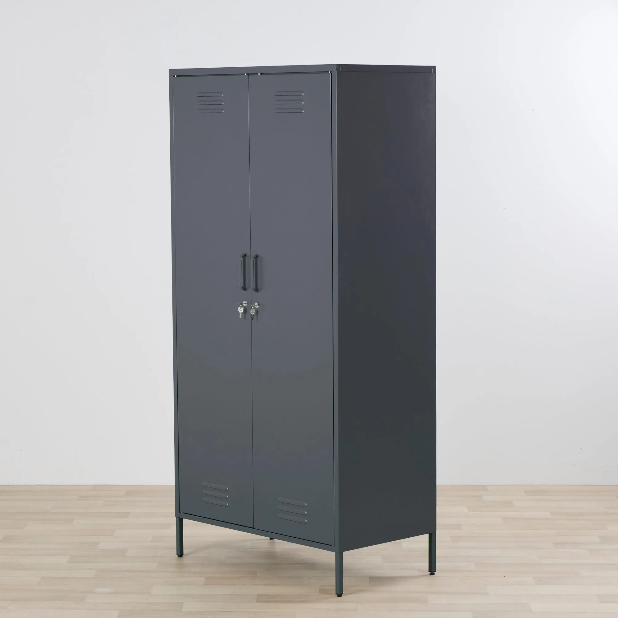 Irvine Double Locker - Charcoal