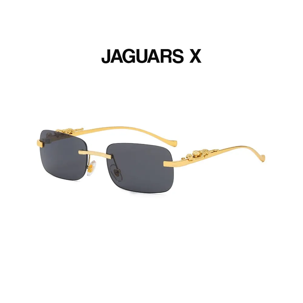 Jaguars X - Gold & Black Sunglasses