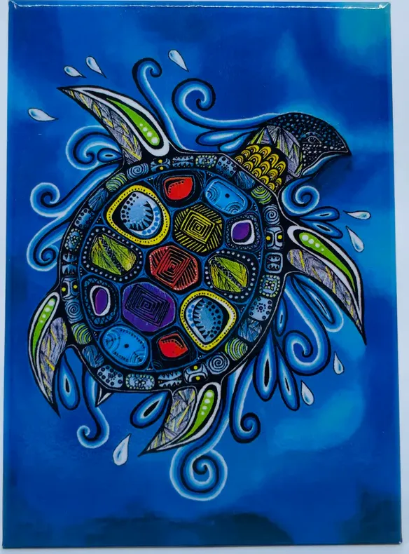 Jessica Somers "Turtle - Mikinaak" magnet