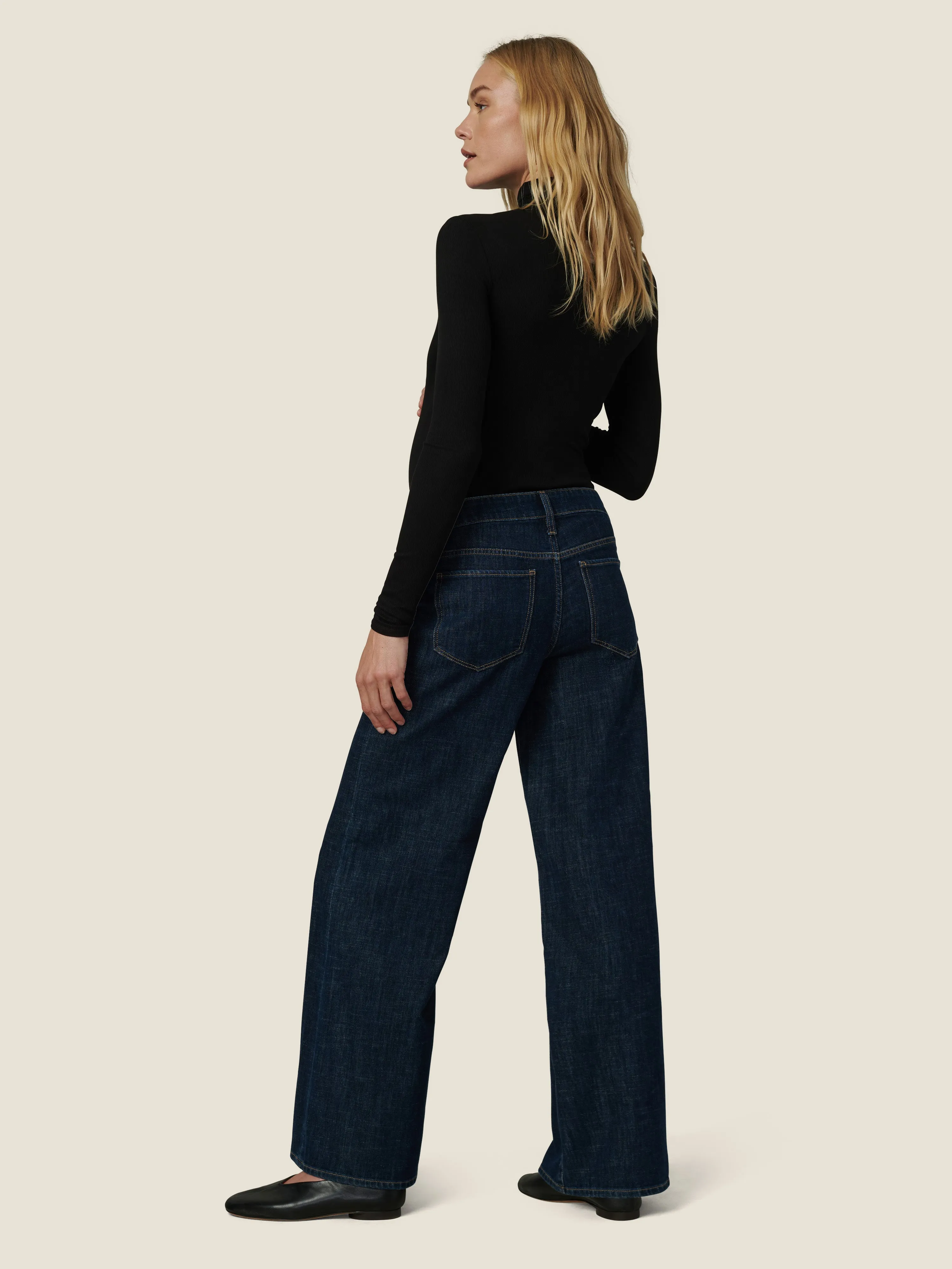 Joe's Jeans The Lou Lou Low Rise Wide Leg Maternity Jean