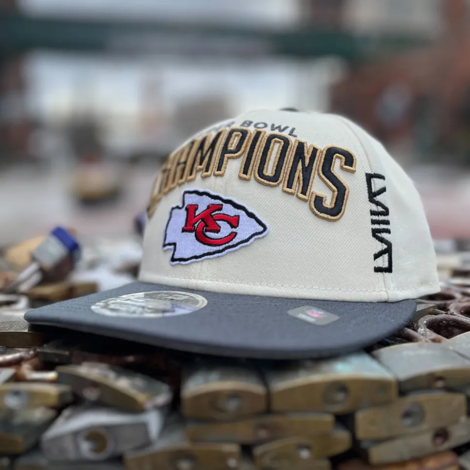 Kansas City Chiefs NFL Super Bowl LVIII Champions 9Fifty Low Profile Snapback Hat