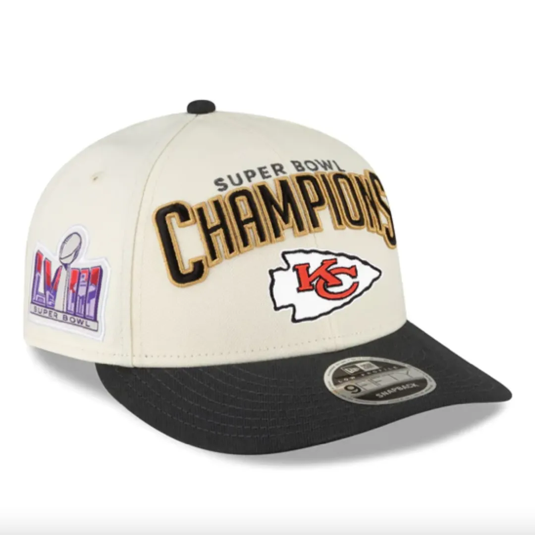 Kansas City Chiefs NFL Super Bowl LVIII Champions 9Fifty Low Profile Snapback Hat