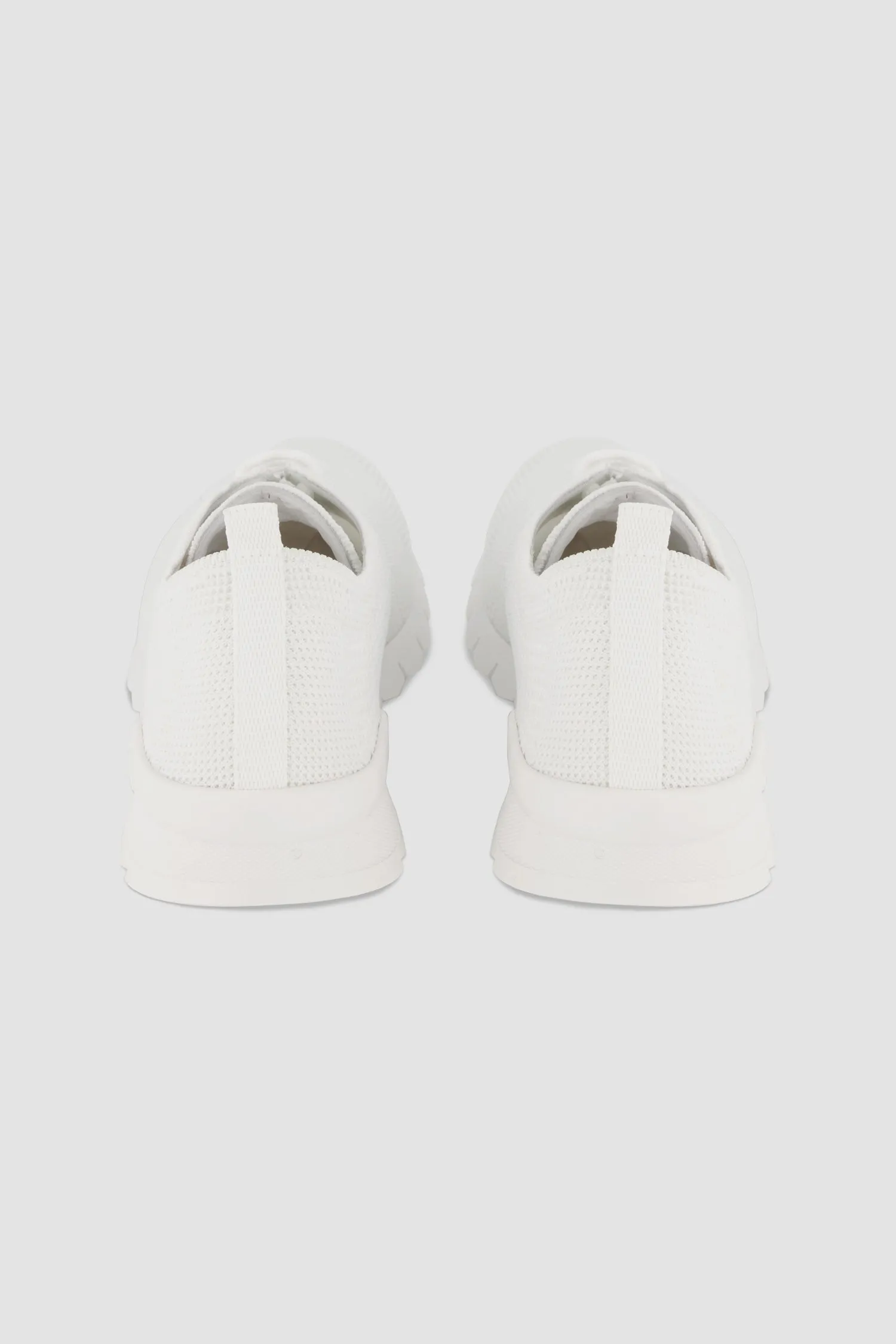 Kiton White Knit Sneakers