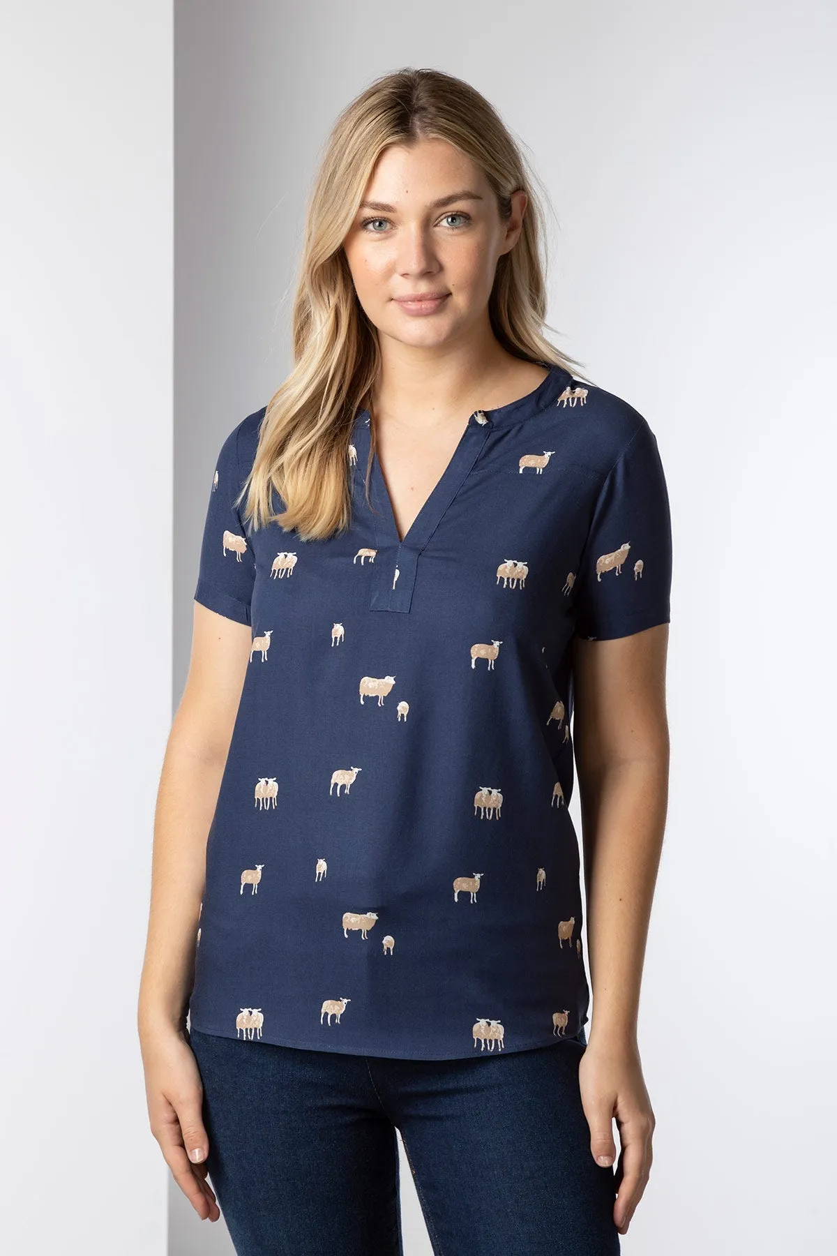 Ladies Short Sleeve Wistow Blouse