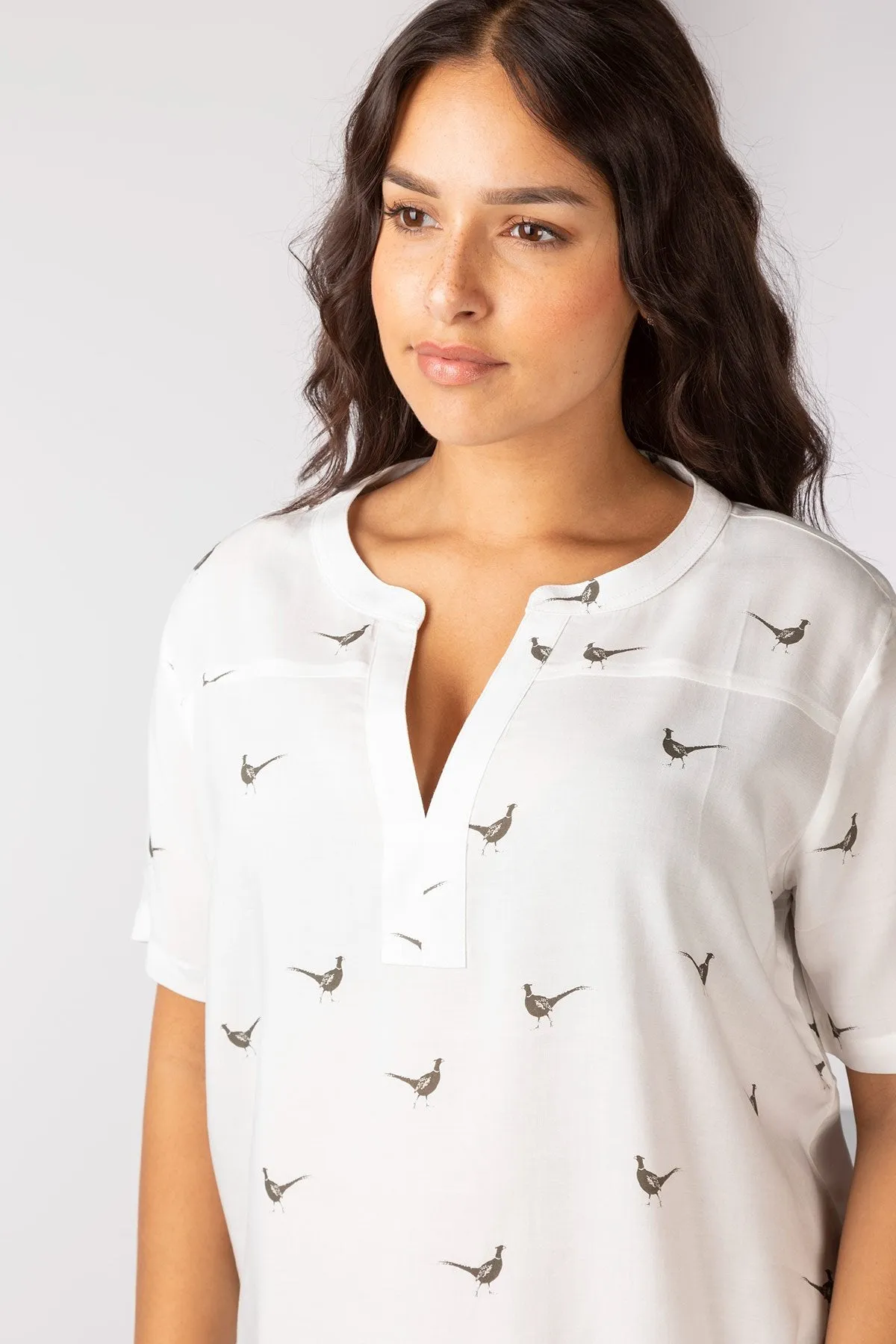 Ladies Short Sleeve Wistow Blouse