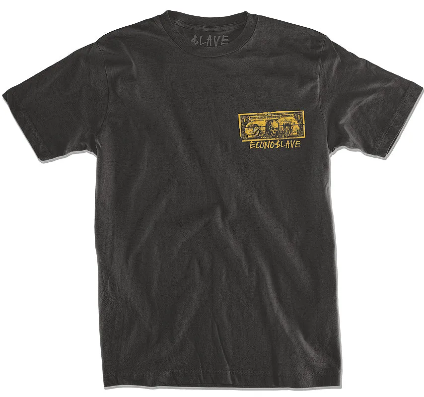 $lave Skateboards Econo$lave T Shirt - Antique Black