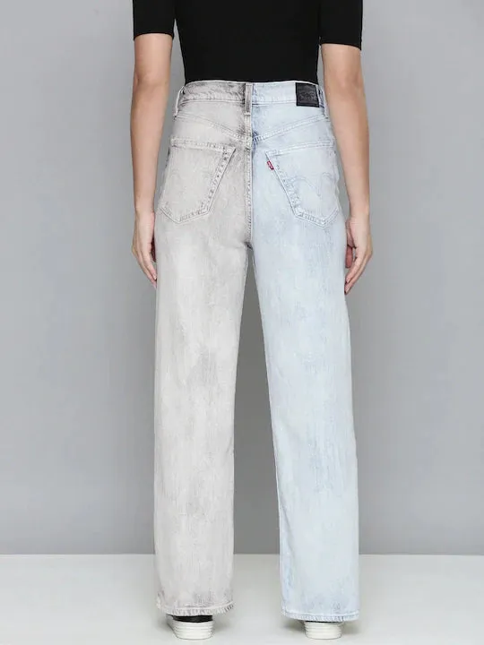 Levi's x Deepika Padukone Dual Coloured High Loose Jeans