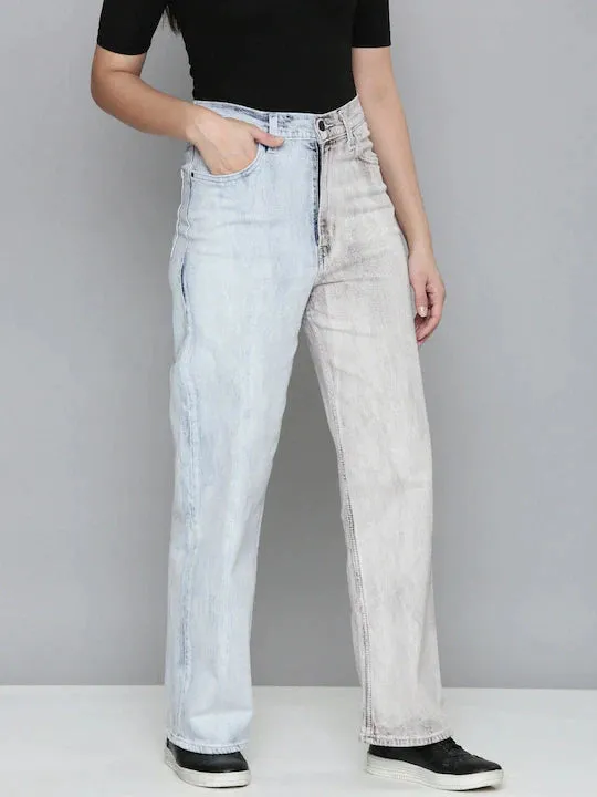 Levi's x Deepika Padukone Dual Coloured High Loose Jeans