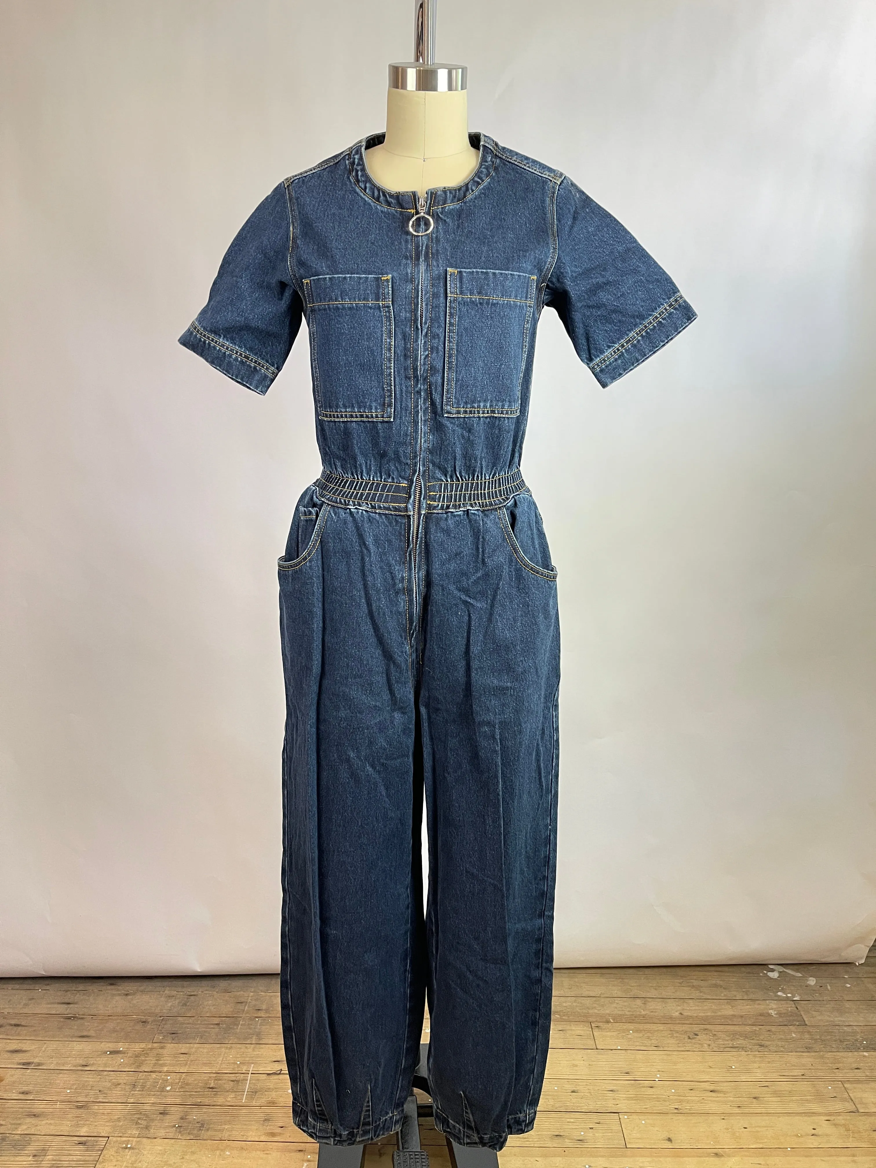 LF Markey Denim Jumpsuit (2/XS)