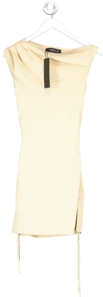 Lioness Cream Original Sin Mini Dress UK XS