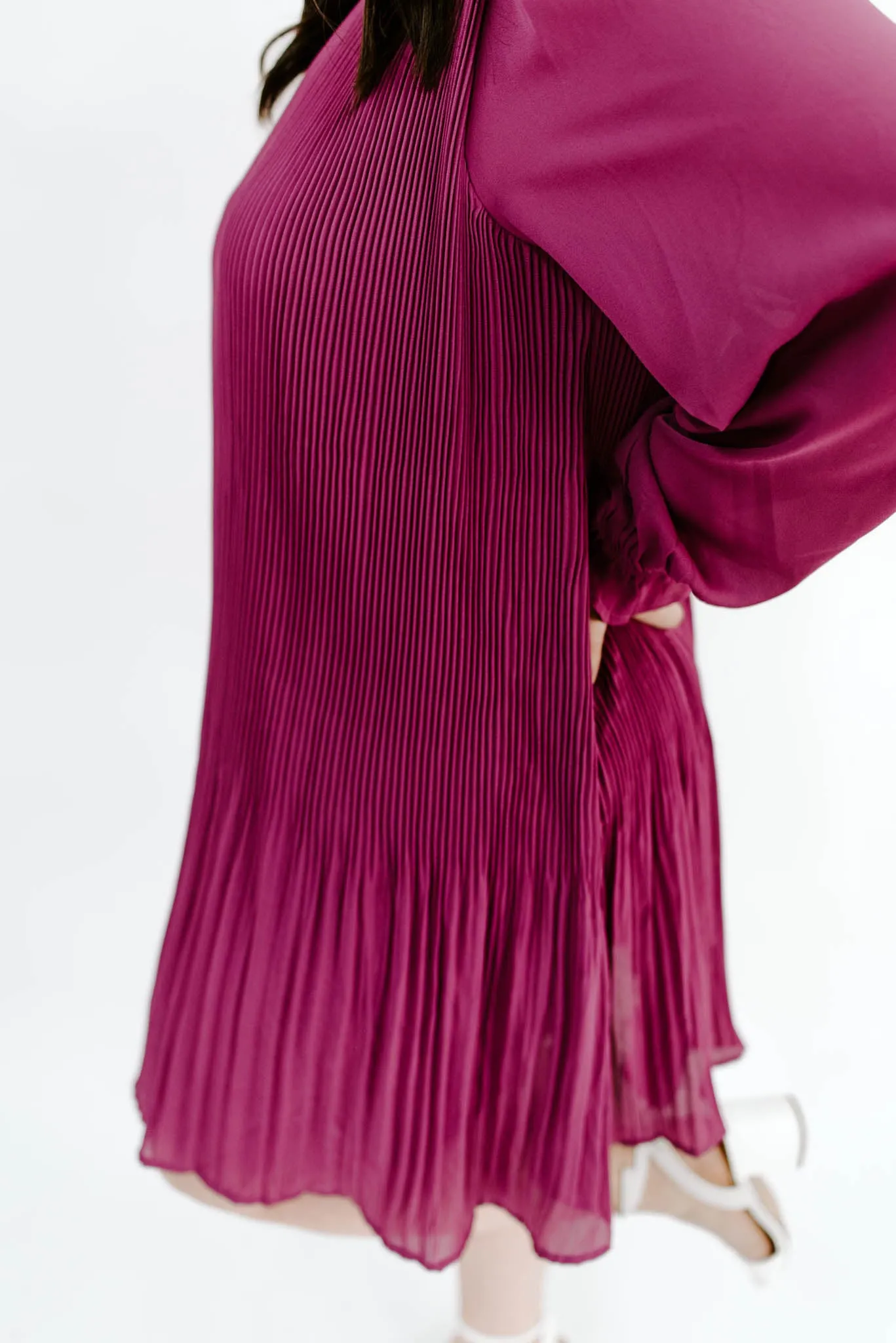 Living The Life Pleated Mini Dress