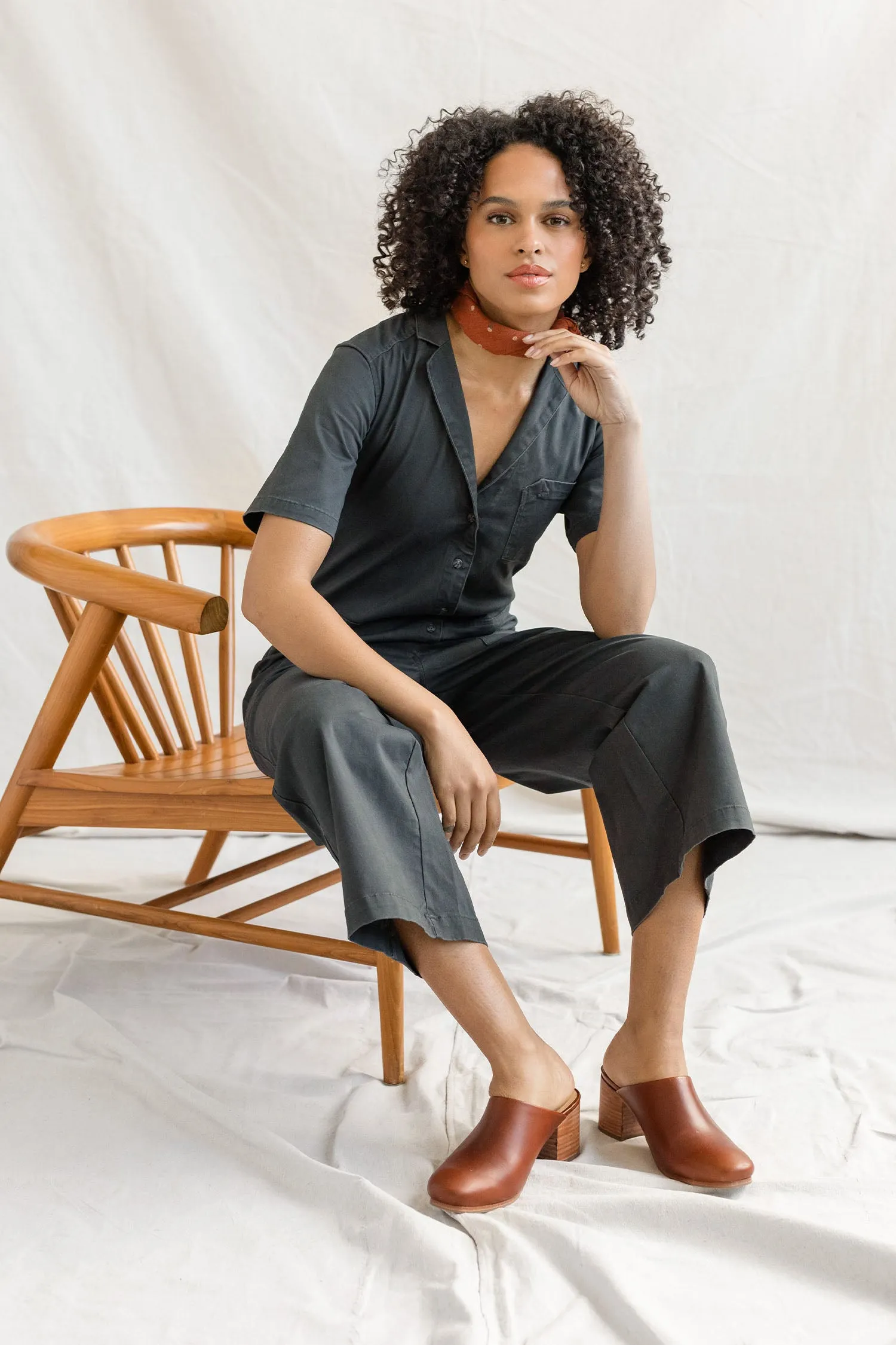 Lou Utility Jumpsuit / Slate