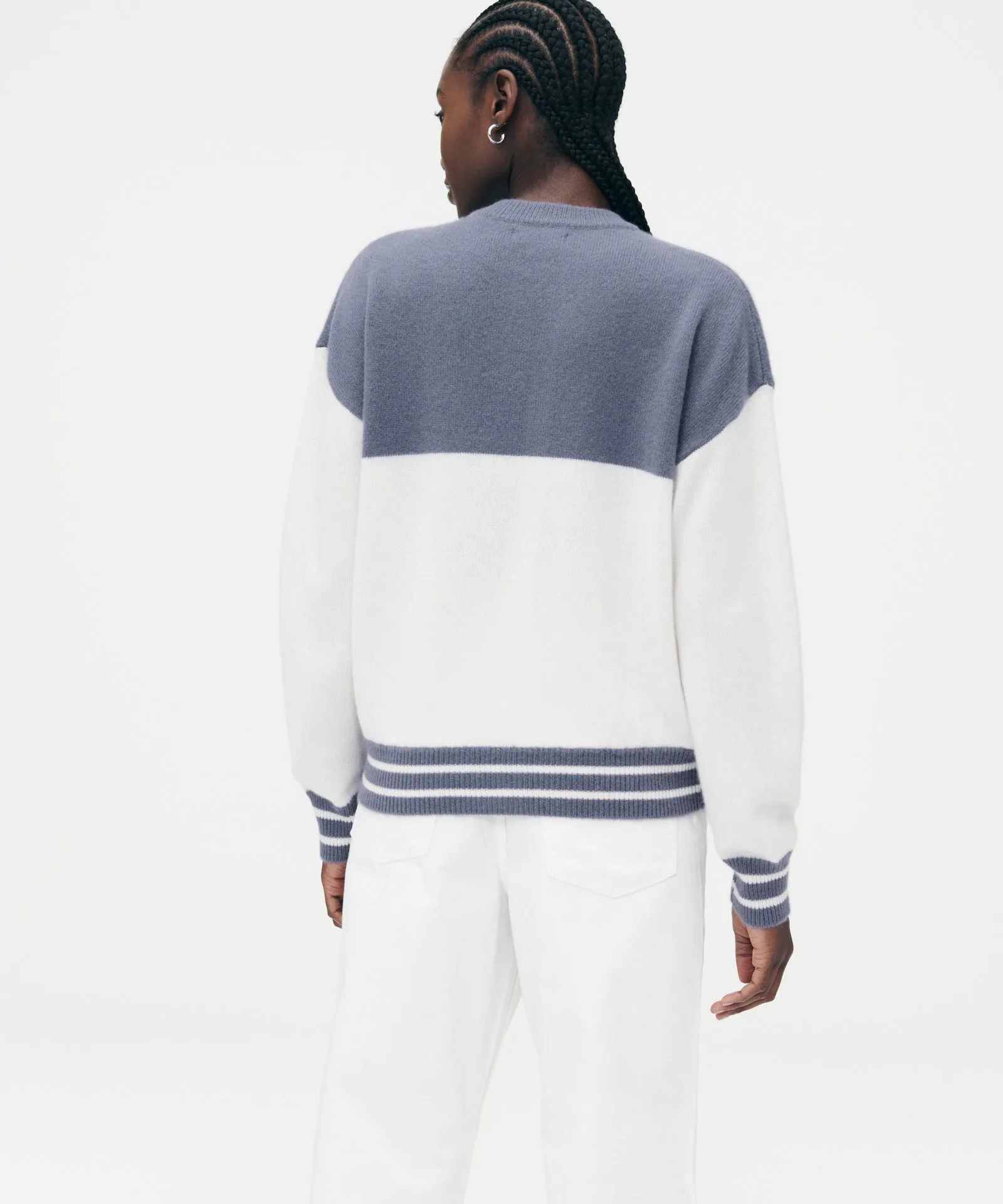 Luxe Cashmere Scenic Goat Crewneck Sweater