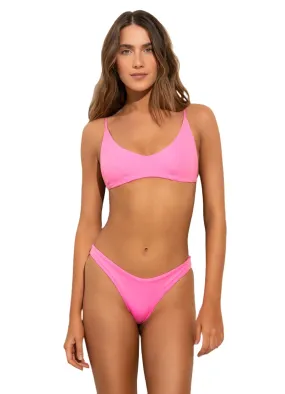 Maaji Bombon Pink Omg Sporty Bralette Bikini Top